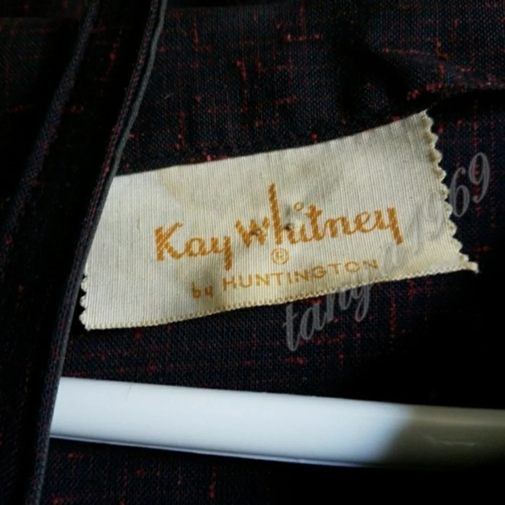 Vintage 50s 60s lightweight linen dress - Picture 5 of 5